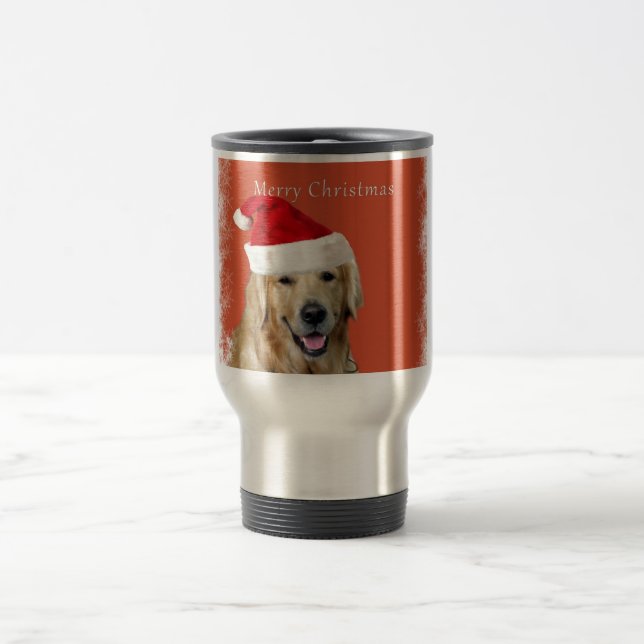 Christmas Dog Travel Mug (Center)