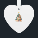 Christmas Dog Tree T-Shirt Cute Funny Puppy Dogs X Ornament<br><div class="desc">Christmas Dog Tree T-Shirt Cute Funny Puppy Dogs Xmas 4</div>