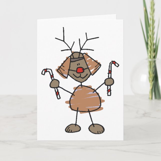 Christmas Dogcute Holiday Card (Front)