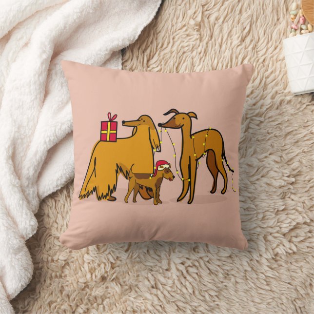 Christmas dogs cushion (Blanket)