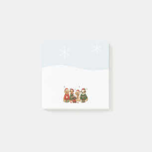 Christmas Dogs Cute Post It Notes