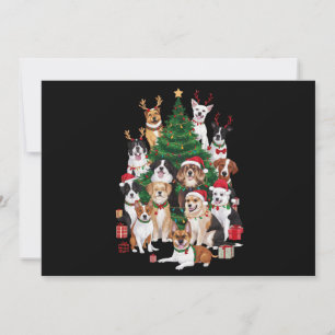 Christmas Dogs Dog Lover Holiday Dog Mum  Card