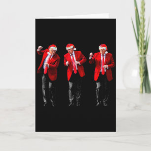 Christmas Donald Trump President 2024 Dancing Funn Card