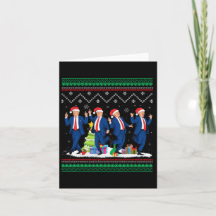 Christmas Donald Trump President 2024 Dancing Funn Card