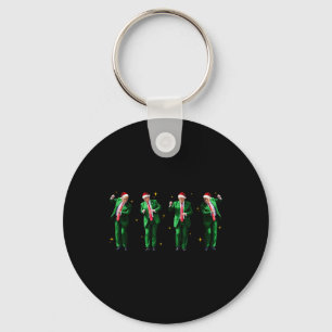 Christmas Donald Trump President 2024 Dancing Funn Key Ring