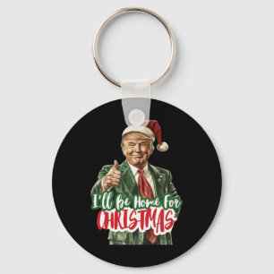 Christmas Donald Trump President 2024 Dancing Funn Key Ring