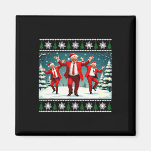 Christmas Donald Trump President 2024 Dancing Funn Magnet