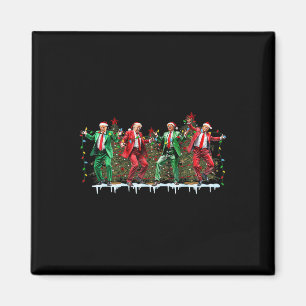 Christmas Donald Trump President 2024 Dancing Funn Magnet