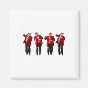 Christmas Donald Trump President 2024 Dancing Funn Magnet