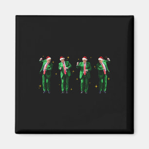 Christmas Donald Trump President 2024 Dancing Funn Magnet