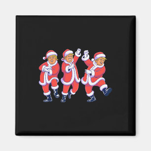 Christmas Donald Trump President 2025 Dancing Funn Magnet