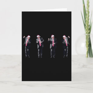 Christmas Donald Trump President Dancing Funny San Card
