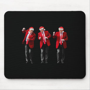 Christmas Donald Trump President Dancing Funny San Mouse Pad