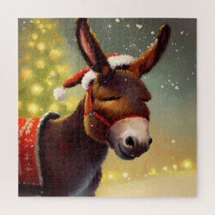 Christmas Donkey (4) Jigsaw Puzzle