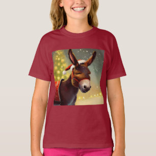 Christmas Donkey 4 T-Shirt