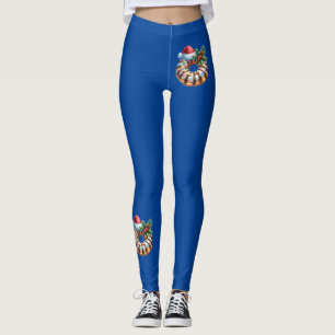 christmas donut legging