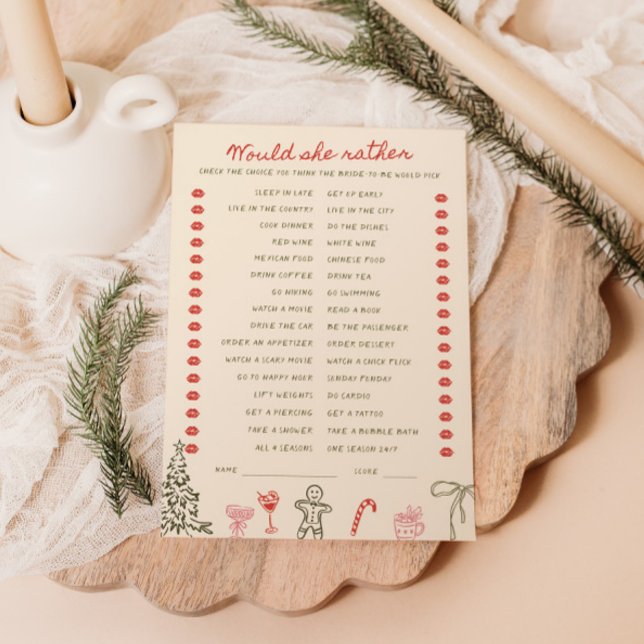 Christmas Doodle He said She said Card (Creator Uploaded)