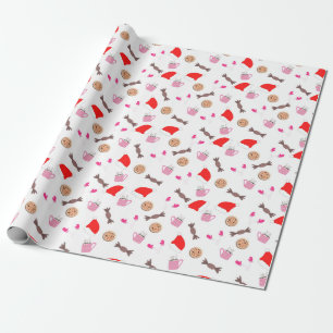 Christmas Doodles seasonal wrapping paper