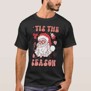 Christmas Doodles Tis' The Season Retro Holiday Sa T-Shirt