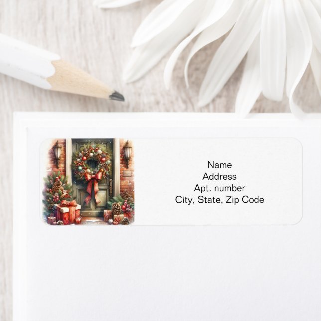 Christmas Door Wreath  (Insitu)