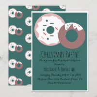 Christmas Doughnut Sprinkles Holiday Theme