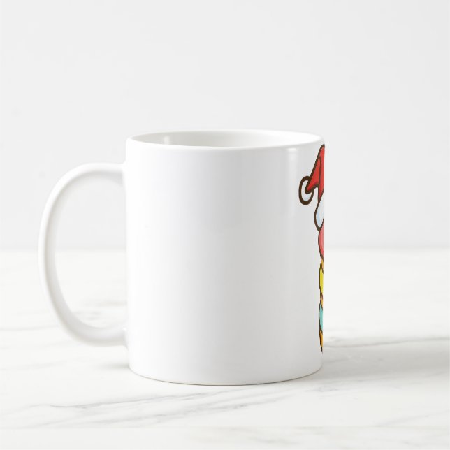 Christmas doughnuts coffee mug (Left)