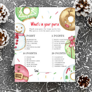 Christmas doughnuts cookie - Whats in your purse g