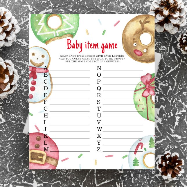 Christmas doughnuts cookies - Baby Item Game. (Creator Uploaded)