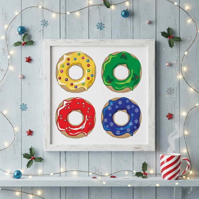 Christmas Doughnuts Poster (Creator Uploaded)