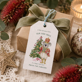 Christmas Down Under Aussie Koala Favour Gift Tags