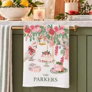 Christmas Down Under Personalised Kitchen Towel
