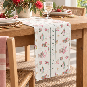 Christmas Down Under Personalised Table Runner
