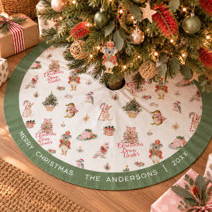 Christmas Down Under Personalised Tree Skirt