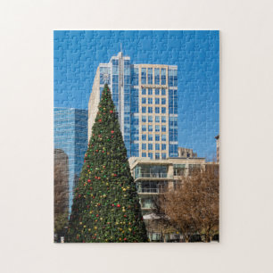 Christmas Downtown Dallas Jigsaw Puzzle