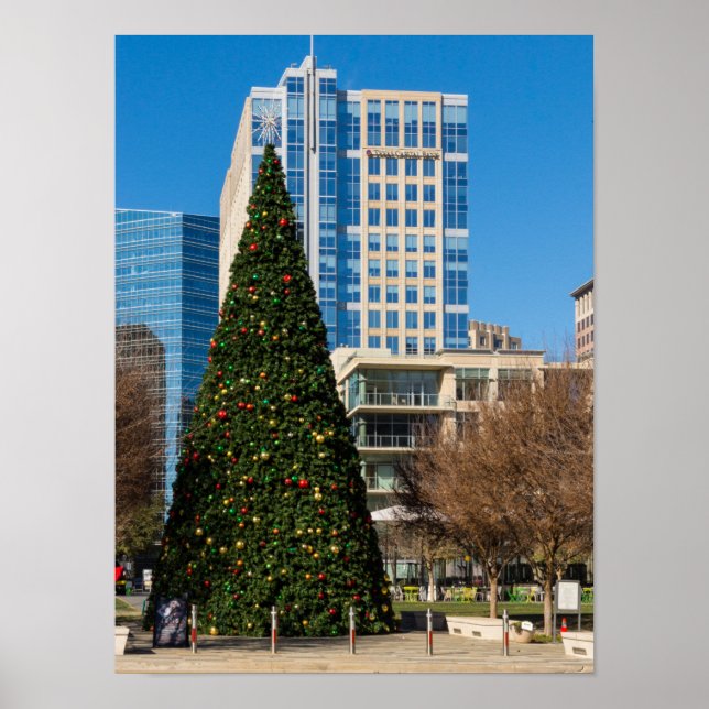 Christmas Downtown Dallas Poster (Front)