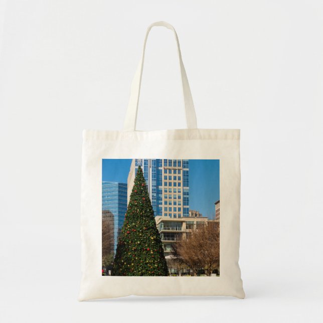 Christmas Downtown Dallas Tote Bag (Front)