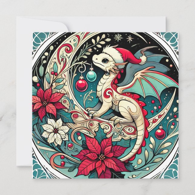Christmas Dragon                                   Holiday Card (Front)