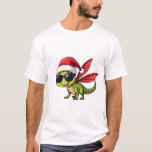 Christmas Dragonfly Santa Hat Funny Xmas Kids T-Shirt<br><div class="desc">Christmas Dragonfly Santa Hat Funny Xmas Kids</div>
