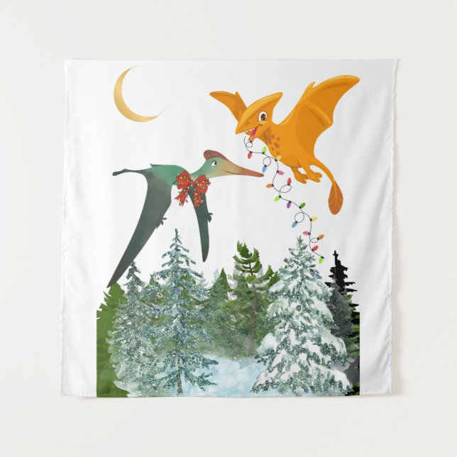 Christmas dragons tapestry (Front)