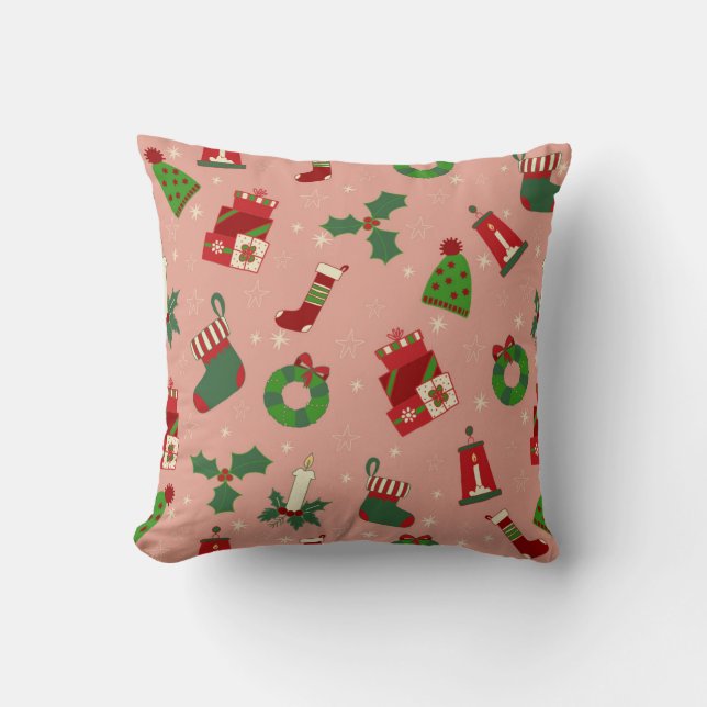 Christmas Drawing  Cushion (Front)