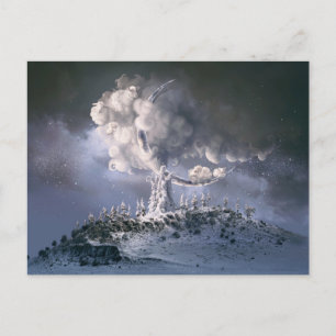 Christmas dream holiday postcard