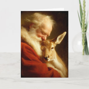 Christmas Dreams of Santa Holiday Card