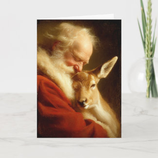 Christmas Dreams of Santa Holiday Card