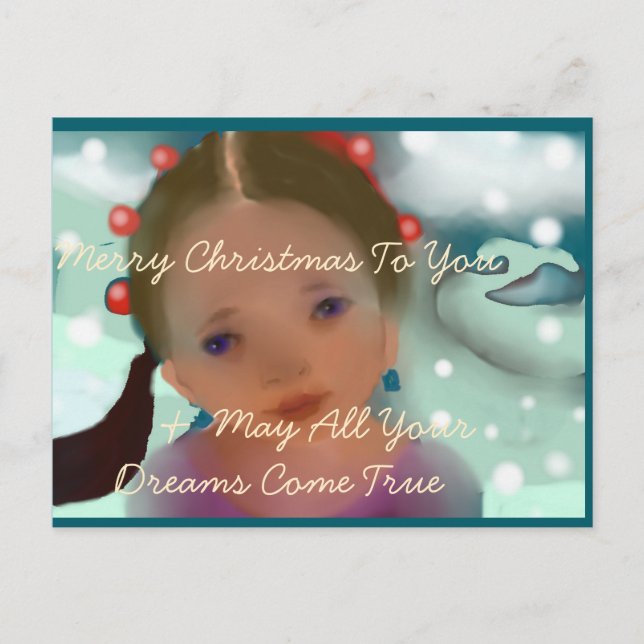 Christmas Dreams Postcard (Front)