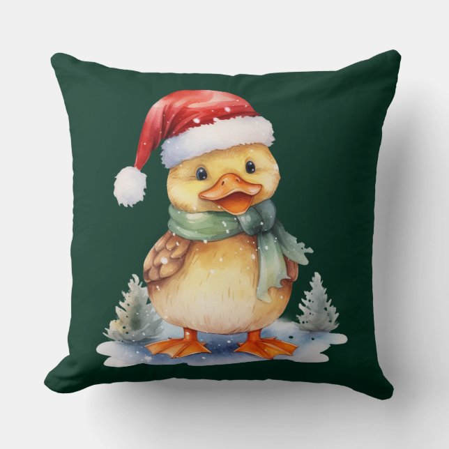 Christmas Duck Cushion (Front)
