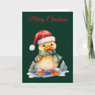 Christmas Duck Holiday Card