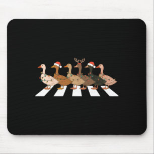 Christmas Ducks Funny Animals Xmas Farm Lover Gift Mouse Pad
