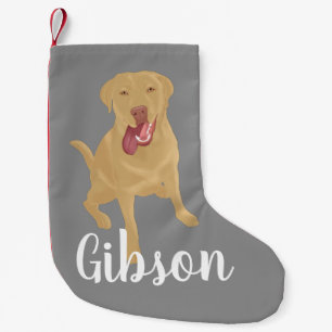 Christmas Dudley Labrador Small Christmas Stocking