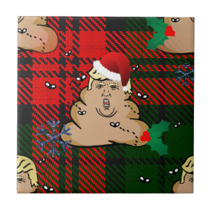 christmas dump trump tile