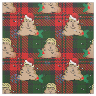 christmas dump trump xmas fabric